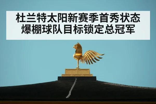 杜兰特太阳新赛季首秀状态爆棚球队目标锁定总冠军